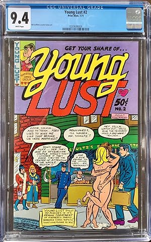 Bild des Verkufers fr YOUNG LUST No. 2 (1st. Print ) - CGC Graded 9.4 (NM) zum Verkauf von OUTSIDER ENTERPRISES