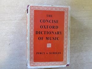 Immagine del venditore per The Concise Oxford dictionary of Music. venduto da Goldstone Rare Books