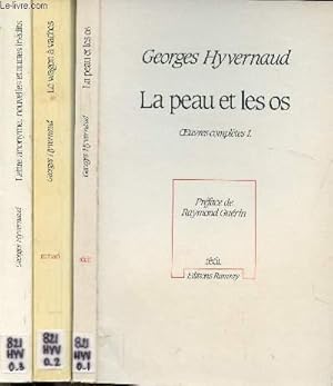 Bild des Verkufers fr LETTRE ANONYME, NOUVELLES ET AUTRES INEDITS - 3 VOLUMES - TOMES I+II+II - OEUVRES COMPLETES 1 -2 - 3 - LA PEAU ET LES OS - LE WAGON A VACHES zum Verkauf von Le-Livre