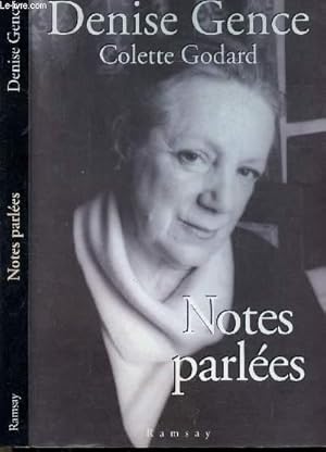 Seller image for NOTES PARLEES - QUOI QU'ON DIE for sale by Le-Livre