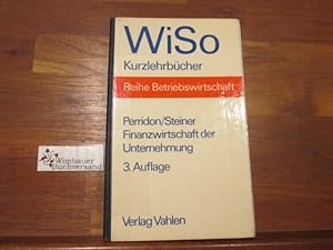 Imagen del vendedor de Finanzwirtschaft der Unternehmung. von u. Manfred Steiner / WiSo-Kurzlehrbcher : Reihe Betriebswirtschaft a la venta por Antiquariat im Kaiserviertel | Wimbauer Buchversand