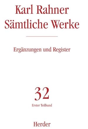 Bild des Verkufers fr Karl Rahner Smtliche Werke. Tl.1 : Register zum Verkauf von AHA-BUCH GmbH