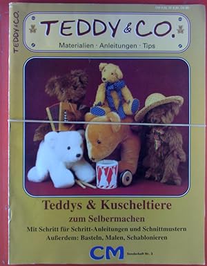 Bild des Verkufers fr Teddy & Co. Teddys & Kuscheltiere zum Selbermachen. Materialien - Anleitungen - Tips. zum Verkauf von biblion2