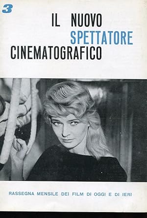 IL NUOVO SPETTATORE CINEMATOGRAFICO - NUM. 03 DEL SETTEMBRE 1959, Torino, Cinema nuovo, 1959