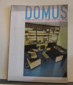 DOMUS - 1935 - n. 088 dell'aprile 1935 direttore GIANNI MAZZOCCHI., Milano, Editoriale Domus, 1935