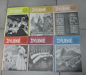 DUHOVNO ZIVLJENJE - vida espiritual croata - 6 fascicoli del 1957, jesenice Slovenia, ZIVLJENJE -...