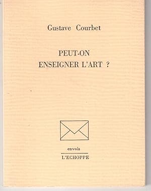 Image du vendeur pour Peut-on enseigner l'art ? mis en vente par LibrairieLaLettre2