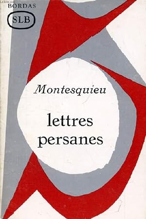 Bild des Verkufers fr LETRES PERSANES zum Verkauf von Le-Livre