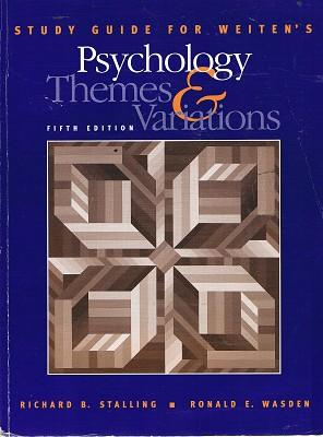 Imagen del vendedor de Psychology Themes And Variation: Study Guide a la venta por Marlowes Books and Music