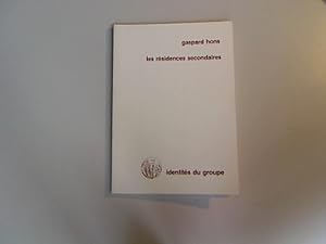 Bild des Verkufers fr Les residences secondaires. Poemes-textes. zum Verkauf von Antiquariat Bookfarm