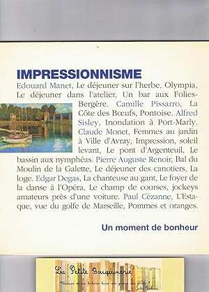 Seller image for Impressionnisme : un moment de bonheur for sale by La Petite Bouquinerie