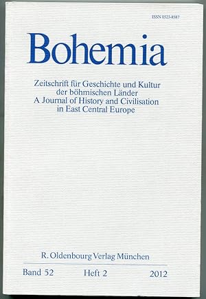 Immagine del venditore per Bohemia. Zeitschrift fr Geschichte und Kultur der bhmischen Lnder = A Journal of History and Civilisation in East Central Europe. Band 52, Heft 2, 2012 venduto da Antikvariat Valentinska