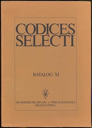 Bild des Verkufers fr Codices selecti. Faksimile-Ausgaben, Katalog 11, Oktober 1991 zum Verkauf von Antikvariat Valentinska