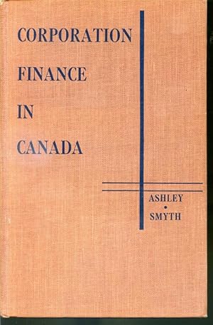 Bild des Verkufers fr Corporation Finance in Canada zum Verkauf von Librairie Le Nord