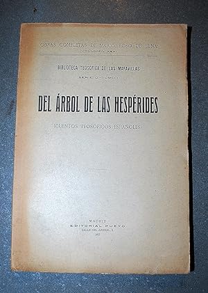 Seller image for Del Arbol De Las Hesprides. Cuentos Teosficos Espaoles. for sale by BALAGU LLIBRERA ANTIQURIA
