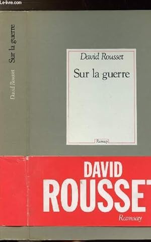 Bild des Verk�ufers f�r SUR LA GUERRE zum Verkauf von Le-Livre