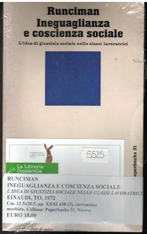 Ineguaglianza e coscienza sociale. L'idea di giustizia sociale nelle classi lavoratrici