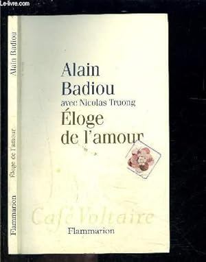 Immagine del venditore per ELOGE DE L AMOUR venduto da Le-Livre