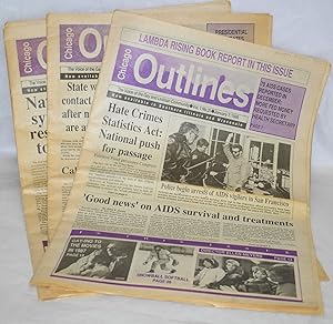 Immagine del venditore per Chicago Outlines: the voice of the gay and lesbian community; vol. 1, #31, 33 & 34, January 7, 21 & 28, 1988: [three issue broken run] venduto da Bolerium Books Inc.