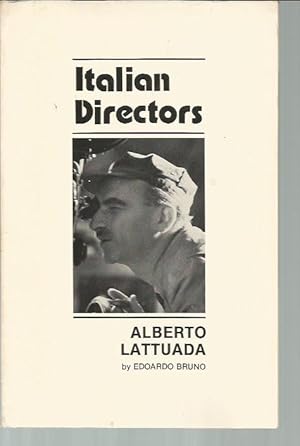 Seller image for Alberto Lattuada (Italian Directors Series) for sale by Bookfeathers, LLC