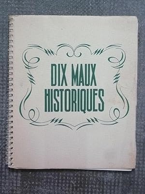 Imagen del vendedor de DIX MAUX HISTORIQUES a la venta por Librairie Philosophique J. Vrin