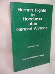 Bild des Verkufers fr Human Rights In Honduras After General Alvarez zum Verkauf von Lee Madden, Book Dealer