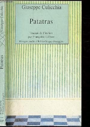 Imagen del vendedor de PATATRAS - COLLECTION RIVAGES POCHE / BIBLIOTHEQUE ETRANGERE N227 a la venta por Le-Livre