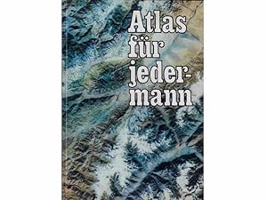 Sammlung Atlanten. 2 Titel. 1.) Atlas für jedermann. VEB Hermann Haack Geographisch-Kartographisc...