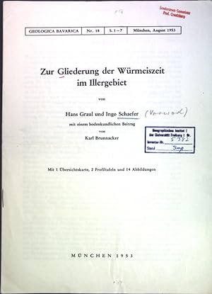 Bild des Verkufers fr Zur Gliederung der Wrmeiszeit im Illergebiet; zum Verkauf von books4less (Versandantiquariat Petra Gros GmbH & Co. KG)