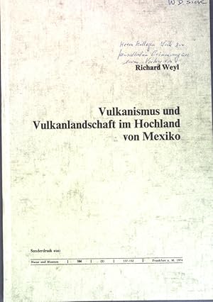 Seller image for Vulkanismus und Vulkanlandschaft im Hochland von Mexiko; for sale by books4less (Versandantiquariat Petra Gros GmbH & Co. KG)