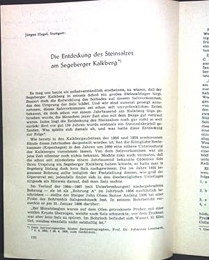 Seller image for Die Entdeckung des Steinsalzes am Segeberger Kalkberg; for sale by books4less (Versandantiquariat Petra Gros GmbH & Co. KG)