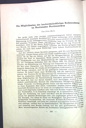 Seller image for Die Mglichkeiten der landwirtschaftlichen Bodennutzung im Nordwesten Nordamerikas; for sale by books4less (Versandantiquariat Petra Gros GmbH & Co. KG)