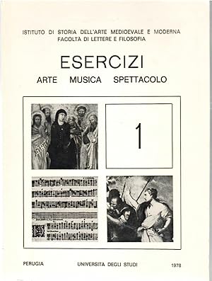 Esercizi. Arte, Musica, Spettacolo. N° 1