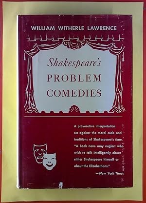 Bild des Verkufers fr Shakespeare`s Problem Comedies. zum Verkauf von biblion2