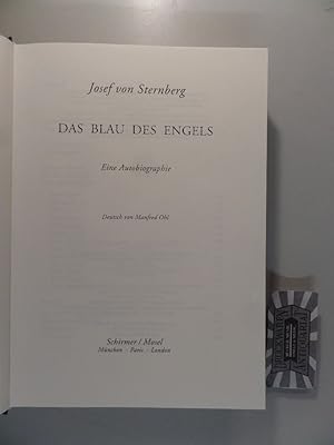 Bild des Verkufers fr Das Blau des Engels - Eine Autobiographie. zum Verkauf von Druckwaren Antiquariat