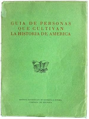 Bild des Verkufers fr Guia de personas que cultivan la historia de America zum Verkauf von Kaaterskill Books, ABAA/ILAB