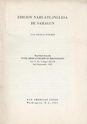 Edicion Nahuatl-Inglesa de Sahagun