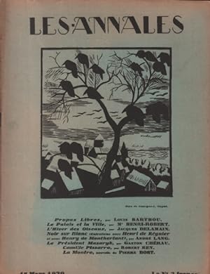 Les annales politiques et litteraires / 1 MARS 1930