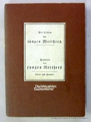 Bild des Verkufers fr Die Leiden des jungen Werthers. - Friedrich Nicolai. Freuden des jungen Werthers. 2 in 1 Band. Dortmund, Harenberg, 1978. Kl.-8vo. 1 Bl., 224, 60 S. u. 23 S., 1 Bl. Anhang. Or.-Kart. mit Deckelbild. (Die bibliophilen Taschenbcher, 20). (ISBN 392184620X). zum Verkauf von Jrgen Patzer