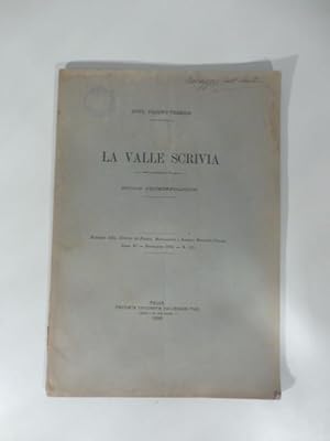 Seller image for La valle Scrivia. Studio geomorfologico for sale by Coenobium Libreria antiquaria