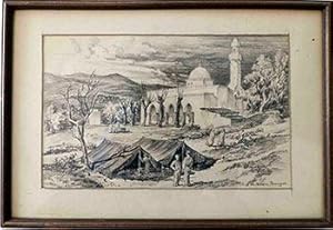 Seller image for American Soldiers bivouacked next to a Mosque in North Africa for sale by Wittenborn Art Books