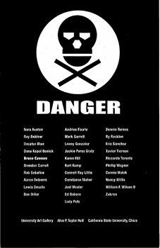 The Danger Portfolio. (34 original graphic works by Northern California artists). Curated by Rob ...