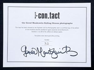 Seller image for I Con.tact. Rolling Stone Archive. for sale by Peter Harrington.  ABA/ ILAB.
