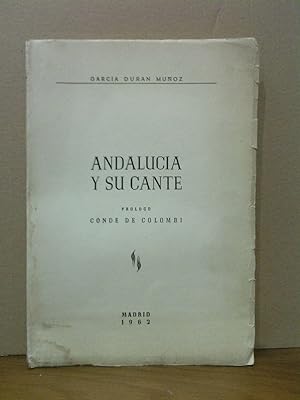 Andalucía y su cante / Prólogo, Conde de Colombí (José María Gutiérrez Ballesteros