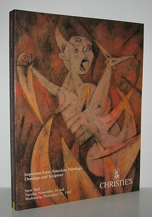 Seller image for IMPORTANT LATIN AMERICAN PAINTINGS, DRAWINGS AND SCULPTURE for sale by Evolving Lens Bookseller