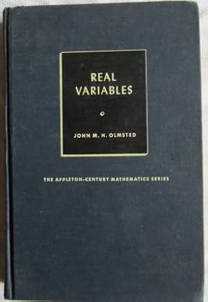 Seller image for Real Variables - an Introduction to the Theory of Functions for sale by Glenbower Books