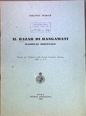 Imagen del vendedor de Il Bazar di Rangamati (Pakistan Orientale) a la venta por books4less (Versandantiquariat Petra Gros GmbH & Co. KG)