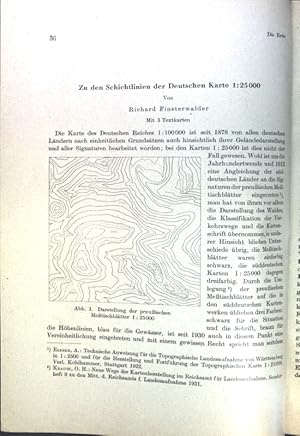 Bild des Verkufers fr Zu den Schichtlinien der Deutschen Karte 1:25.000; zum Verkauf von books4less (Versandantiquariat Petra Gros GmbH & Co. KG)