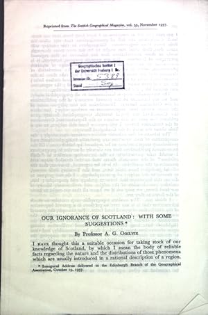 Immagine del venditore per Our ignorance of Scotland: with some suggestions; venduto da books4less (Versandantiquariat Petra Gros GmbH & Co. KG)