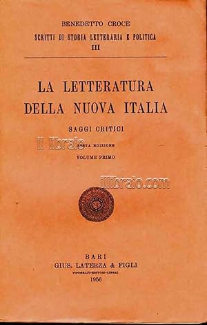 La letteratura della nuova Italia: vol. III